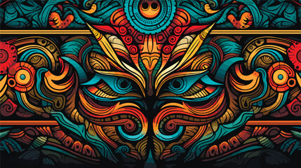 Abstract beautiful colored vector patterns. Seamless pattern background.