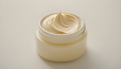 cream on the container