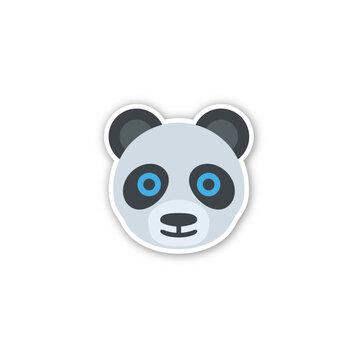 Panda Icon. Emoji Vector. Colorful Icon. Icon Vector. Icon Design