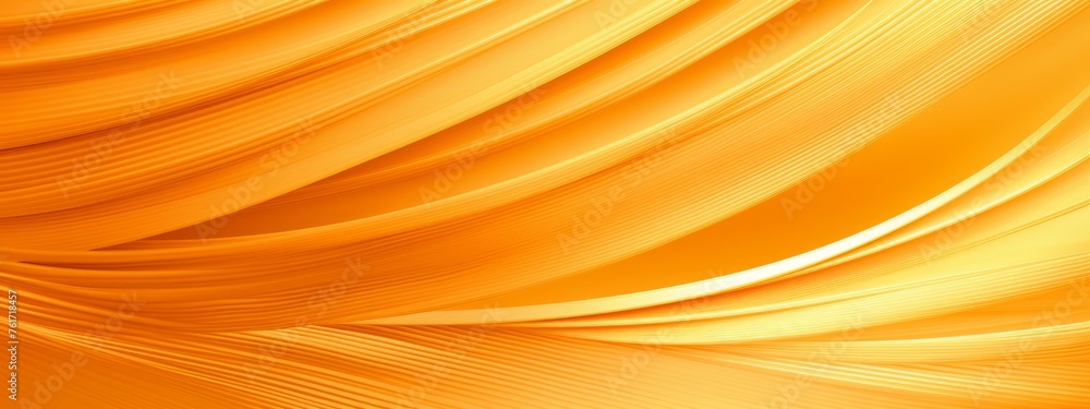 Poster Abstract texture yellow orange background banner panorama long with 3d geometric gradient shapes for website, business, print design template paper pattern illustration