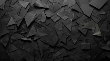 Black background paper art wallpaper.