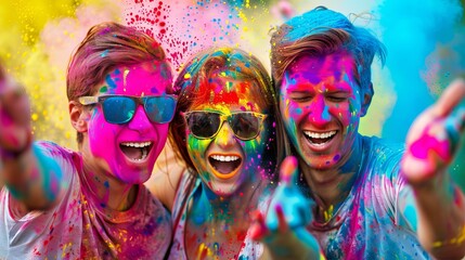 Obraz premium Holi Festival