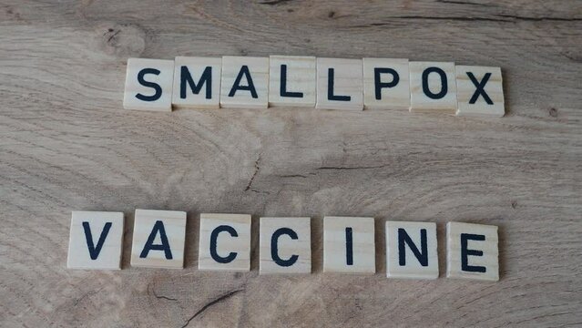 Smallpox Vaccination concept. An infectious disease caused by variola virus often called smallpox virus.