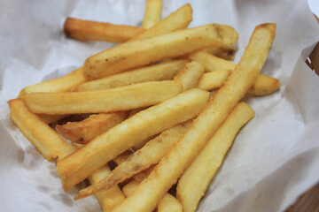 french fries on a plate