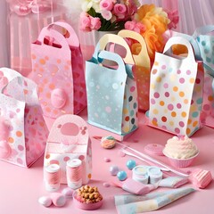 pink box with ribbon