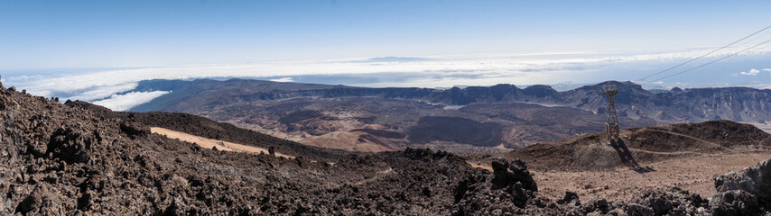 Fototapeta na wymiar Tenerife, Spain: Teide National Park, landscape