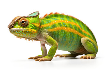 isolated chameleon animal concept