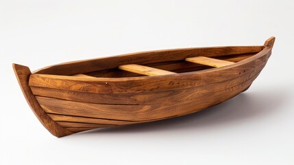 Sail into tradition with our exquisite isolated wooden boat, crafted with timeless artistry. Ideal...