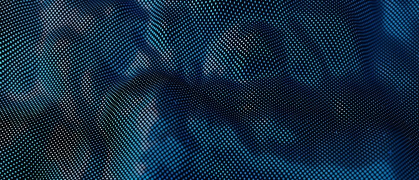 Abstract futuristic - technology with polygonal shapes on dark blue background. Design digital technology concept. 3d illustration.