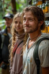 Obraz premium Biodiversity conservation workshop, educating on the importance of protecting wildlife and habitats