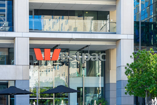 Auckland, New Zealand - January 30, 2024: Westpac bank office in Auckland, New Zealand. Westpac is an Australian multinational banking and financial services company. 
