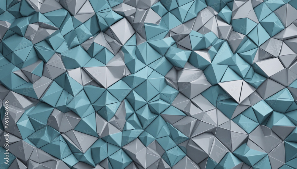 Poster modern geometric 3d mosc graphics lowpoly template as backdrop abstract background with polygons squ
