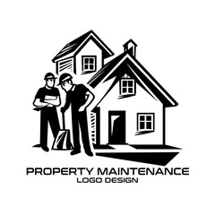 Property Maintenance Vector Logo Design