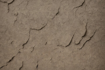 Abstract brown background. Texture of torn dark paper or graphite