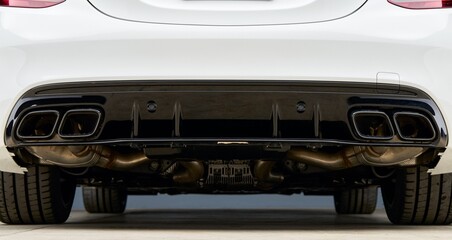 Quad exhaust tips