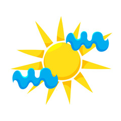Sinhala and tamil awurudu element Vector illustration, Sun and cloud elements for making social media pots. 
