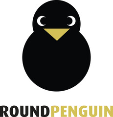 Penguin vector logo design. Penguin icon vector design. Symbol logo illustration.