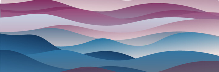 abstract glowing waves background, vector