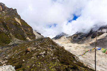Viewpoint on the Kanchenjunga Base Camp Trek to the Yalung Glacier and Kanchenjunga (in the clouds)
- 761752873