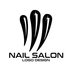 Nail Salon Vector Logo Design