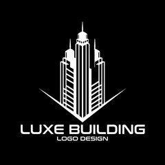 Luxe Building Vector Logo Design