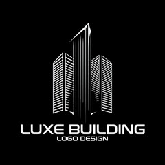 Luxe Building Vector Logo Design