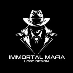 Immortal Mafia Vector Logo Design