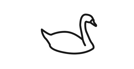 swan, bird, animal, vector, illustration, duck, silhouette, nature, art, lake, water, drawing, goose, love, birds, cartoon, design, symbol, black, beauty, beak, icon, animals, two, feathers
