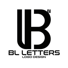BL Letters Vector Logo Design