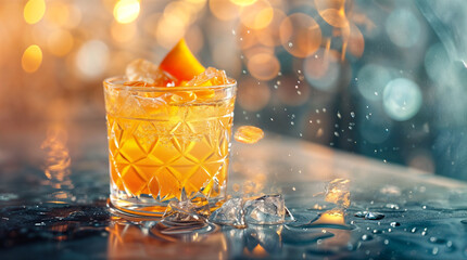 Fresh mango cocktail