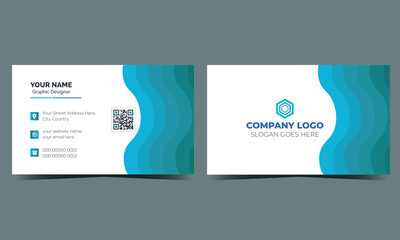 creative modern name card and business card template