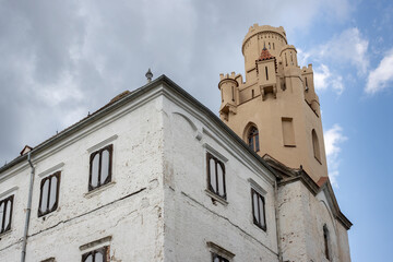 Fototapeta premium Rebuilding of the ruin of Mansion in Breclav, Moravia, Czechia