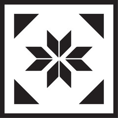 Laser cut panels. Vector design with elegant geometric pattern, sharp edges, mesh, abstract grid. Template for cnc cutting, decorative panel of wood, metal, plastic, plywood. Aspect ratio 1:1