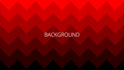 Black and red chevron background. Abstract banner with broken lines. Gradient blended zigzag	