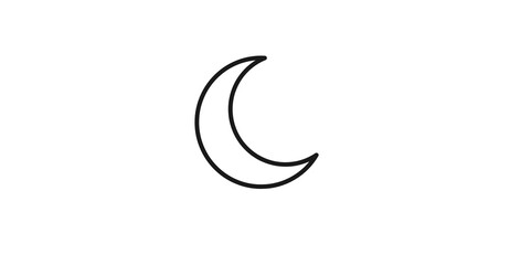 moon, night, crescent, icon, vector, illustration, symbol, sky, space, design, sign, black, astronomy, star, shape, wallpaper, art