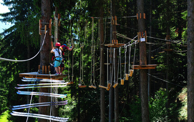 Hochseil-Klettergarten