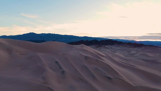 Sand Dunes at Sunset