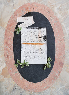 Elegant Wedding Stationary at Vizcaya Museum and Gardens