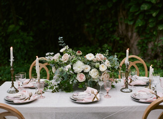 Wedding Table Inspiration at Vizcaya Museum and Gardens