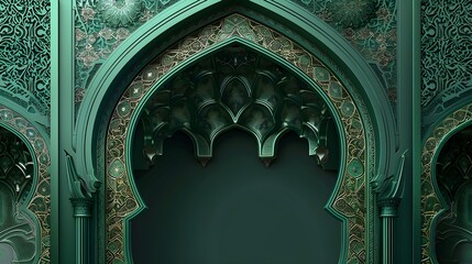 Arches in Islamic - obrazy, fototapety, plakaty