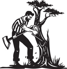 Timber Trooper Insignia Tree Cutting Maestro Badge