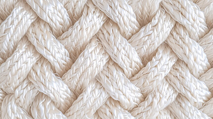 Abstract background with white pearly braids - 761772411
