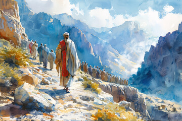 Abraham's Journey of Faith - obrazy, fototapety, plakaty