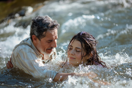 Christian Baptism in the River, Into the Depths of Faith