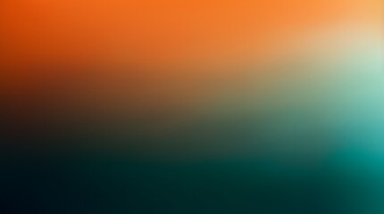 Naklejka premium Lively mix of colors moving from warm oranges to cool teals