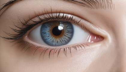Obraz premium female eye with wonderful iris