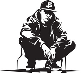 SpraySculpt Vector Artist Symbol GrafGuard Graffiti Artist Icon