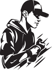 SprayMaster Icon Black Logo Design TagTalent Symbol Vector Graffiti Logo