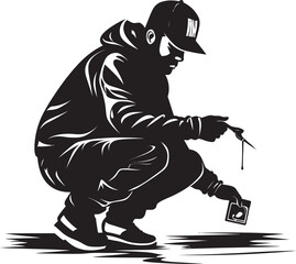 TagTalent Black Logo Emblem SpraySculpt Vector Artist Symbol