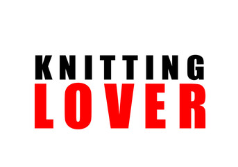 Knitting lover png